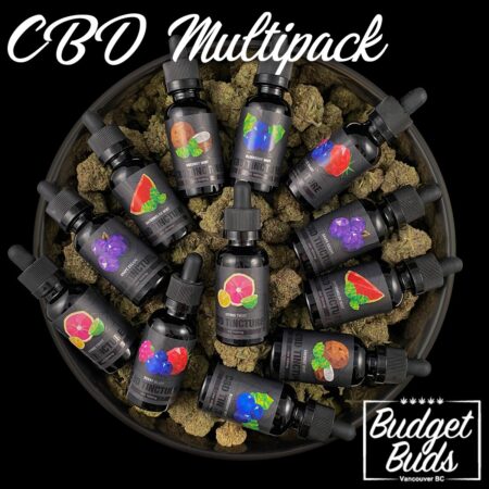 BUDGET BUDS COUPON for CBD TINCTURES MULTIPACK | 12 COUNT