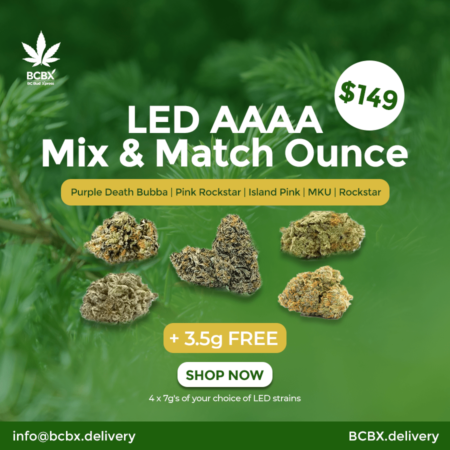 LED Mix and Match Ounce Promo +3.5g FREE
